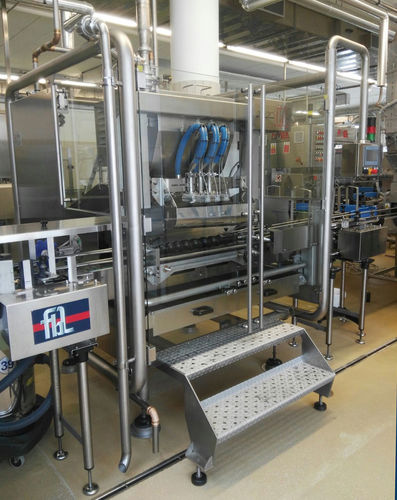 Remplisseuse pour récipients en verre - FL-D.L.P - F.B.L. Food Machinery S.r.l. - pour crème / pour produits alimentaires / pour produits pâteux