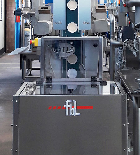 Convoyeur à bande - AOV2 - F.B.L. Food Machinery S.r.l. - vertical / de bouchons