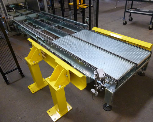 Convoyeur pour palettes - FL-NT - F.B.L. Food Machinery S.r.l. - à bande / à rouleaux motorisés / à chaînes