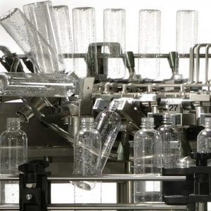 Rinceuse-stérilisatrice de bouteilles - Hermis, JSC - pour l'industrie agroalimentaire / automatique