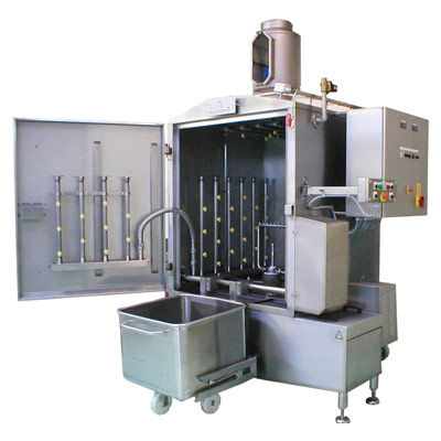 Machine de lavage à eau - Marchant Schmidt, Inc - automatique / pour l'industrie agroalimentaire / carrousel