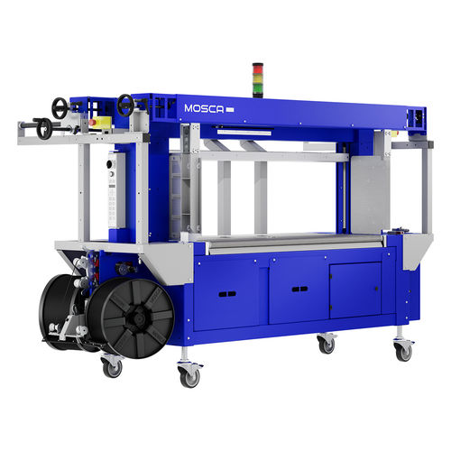 Cercleuse entièrement automatique - SoniXs TRC-6  - Mosca GmbH - pour carton ondulé / avec presse / verticale