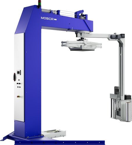 Banderoleuse à bras tournant - Luna A1 - Mosca GmbH - automatique / à film étirable / avec système de couverture supérieure par film