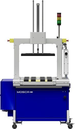 Cercleuse entièrement automatique - SoniXs P7-Connect B - Mosca GmbH - automatique / pour feuillard en PP-PET / pour feuillards en polyester