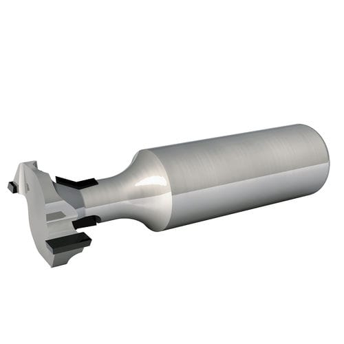 Fraise monobloc -  FPS3008 series - Microtech - pour rainures en T / au diamant / pour aluminium