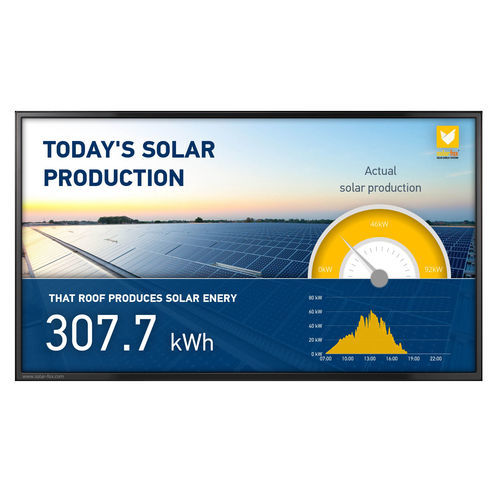 Afficheur pour installations photovoltaïques - SF-300 series - SOLARFOX® |  SOLEDOS GmbH - à LED / IPS / 3840 x 2160