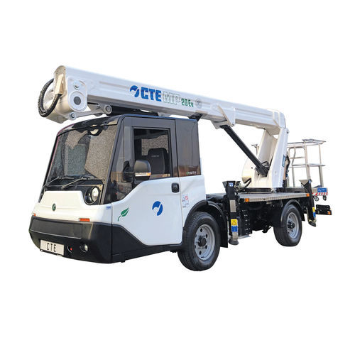 Nacelle télescopique articulée monté sur camion - MP 20 Ev - cte - complètement électrique / pour applications multiples / écologique