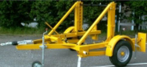 Remorque porte tourets - CDJ9/15, CDJ9/16 - Cable Drum jacks - à 1 essieu / tractée / de manutention