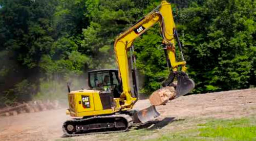 Mini pelle - 308 CR VAB - Caterpillar Equipment - sur chenilles / diesel / Tier 4 final