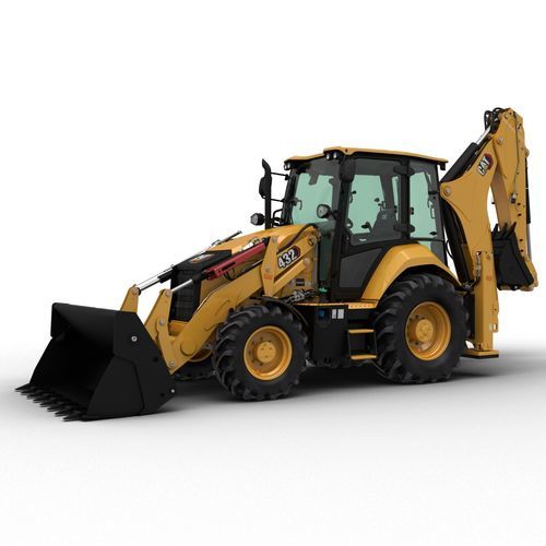 Chargeuse pelleteuse articulée - 432 - Caterpillar Equipment - diesel / ergonomique
