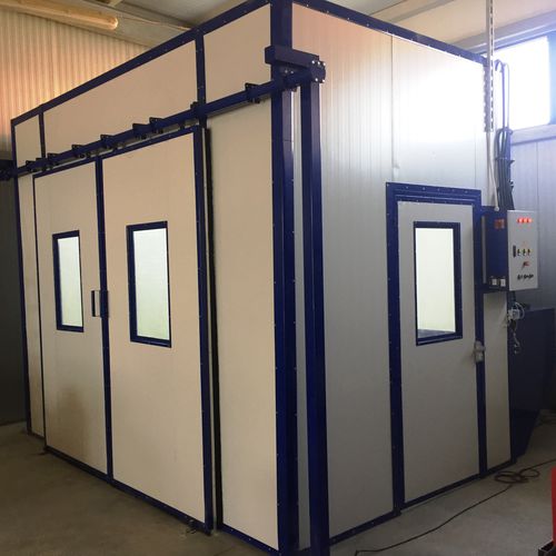 Cabine de peinture à circuit fermé - VMCSB - VOGAMAKINA INDUSTRIAL PLANTS COMPANY Ltd. - à filtre sec / peinture fraîche / pressurisée