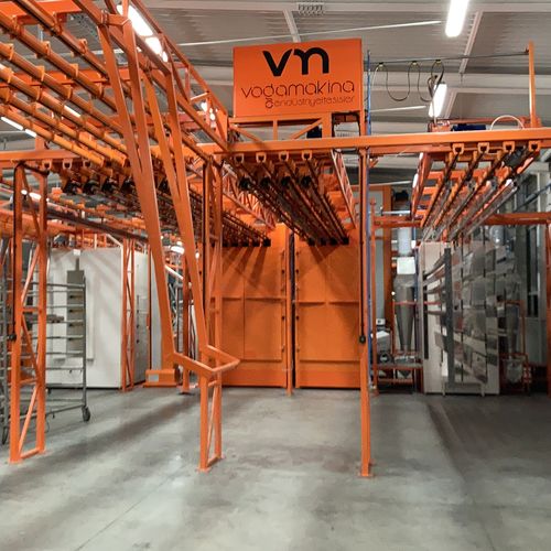Ligne de poudrage automatique - TRANSFER-AUTO - VOGAMAKINA INDUSTRIAL PLANTS COMPANY Ltd.