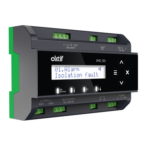 Contrôleur d'isolement avec localisation de défauts d'isolement - IMD 30 - Aktif Muhendislik Dis Tic. AS. - NF / NO / Modbus RTU
