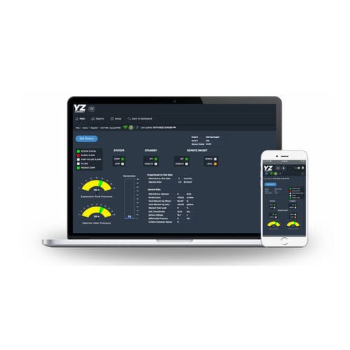Logiciel de supervision - YZ Connect - YZ Systems - pour l'industrie gazière / temps réel / Androïd