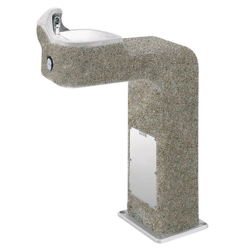 Distributeur d'eau sur pied - 3177 - Haws Corporation - en inox / d'extérieur / en béton