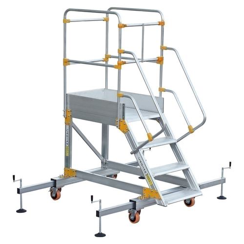 Échelle en aluminium - EPL  - CAGSAN  LADDERS - mobile / à plate-forme / multifonction