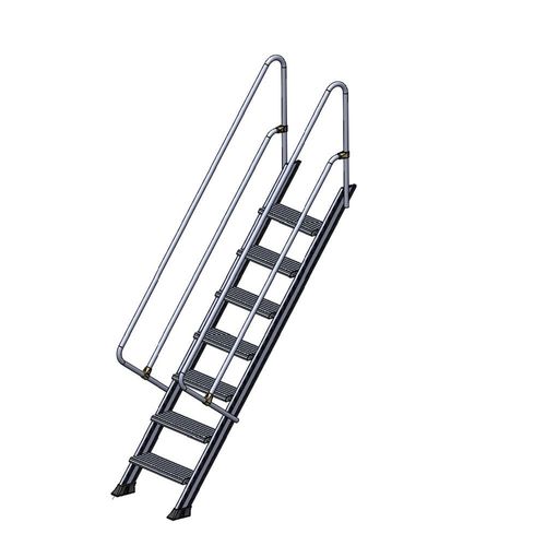 Échelle en aluminium - CAGSAN  LADDERS - simple / pour entrepôt / multifonction