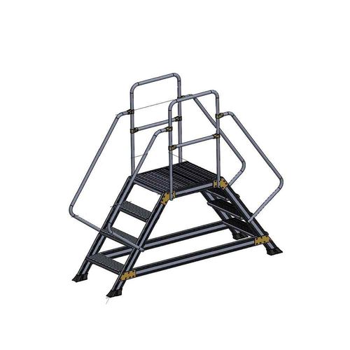 Échelle en acier - CAGSAN  LADDERS - à plate-forme