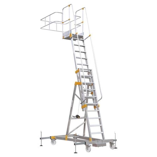 Échelle en acier - YP  - CAGSAN  LADDERS - mobile / coulissante / à plate-forme
