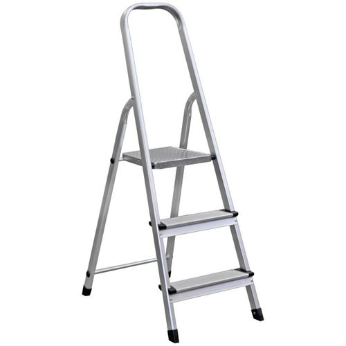 Escabeau en aluminium - BG  - CAGSAN  LADDERS - à marches rivetées