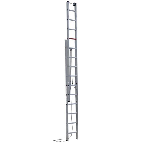 Échelle en aluminium - M100xx  - CAGSAN  LADDERS - coulissante à corde / escamotable