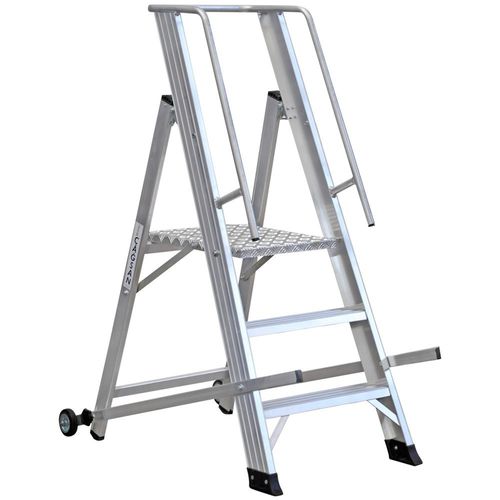 Plateforme de travail - VE  - CAGSAN  LADDERS - roulante / avec garde-corps de sécurité