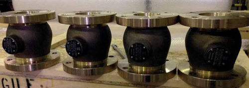 Clapet anti-retour axial - F. Nencini Srl - pour eau / à bride / de décolmatage