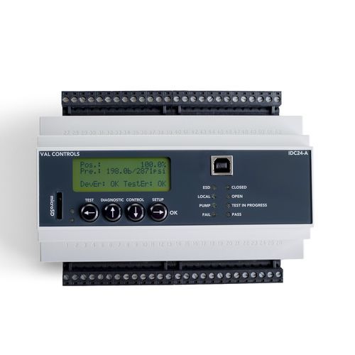 Contrôleur de vanne numérique - IDC24-A series - Val Controls A/S - antidéflagrant / à boisseau sphérique / électrique