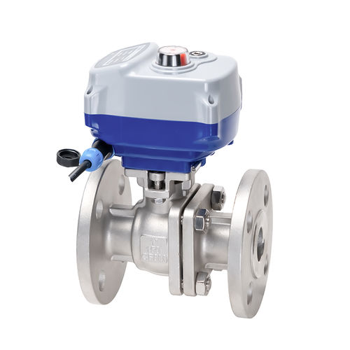 Vanne à boisseau sphérique - Q941F-150R - Yongkang Yonlin Industry & Trade Co.,Ltd Yongkang Lianggong Valve Co., Ltd. - électrique / de contrôle / à bride