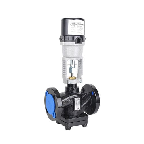 Vanne à boisseau sphérique - T44H-10Q - Yongkang Yonlin Industry & Trade Co.,Ltd Yongkang Lianggong Valve Co., Ltd. - électrique / de contrôle / à bride