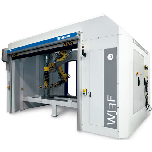 Cellule robotisée de rognage - WJ3F - DESMASA - de découpe plasma / de découpe au jet d'eau / compact