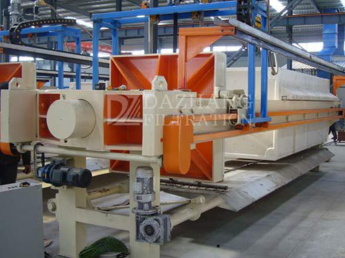 Filtre-presse à cadre - Dazhang Filtration Equipment Co.,Ltd - automatique / contrôlé par PLC / horizontal