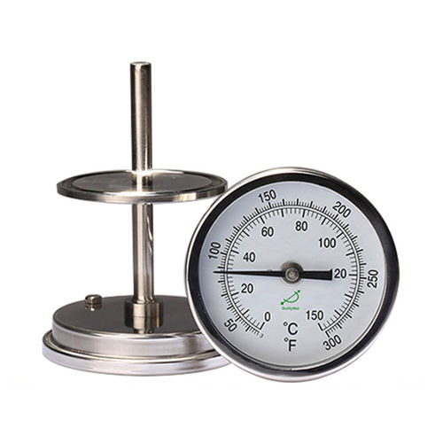 Thermomètre bimétallique - T400CF - Shanghai QualityWell industrial CO.,LTD. - à cadran / IP65 / à bride