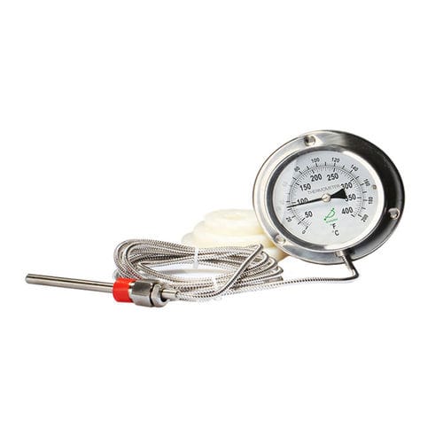 Thermomètre à dilatation de gaz à capillaire - 400RF12122 - Shanghai QualityWell industrial CO.,LTD. - à cadran / IP65 / fixe