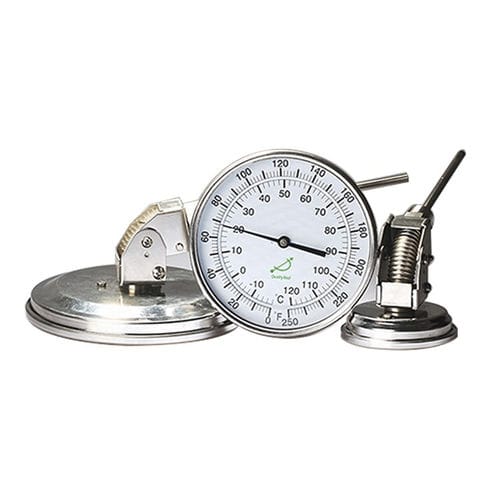 Thermomètre bimétallique - A500C - Shanghai QualityWell industrial CO.,LTD. - à cadran / à cadran ajustable / fixe