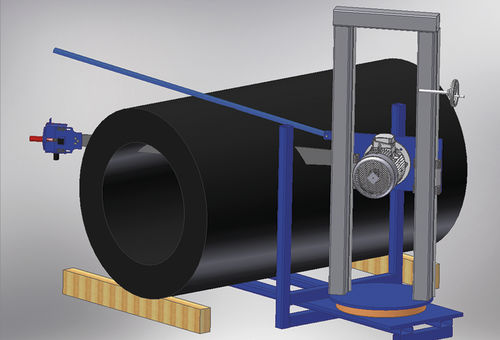 Scie à onglet - Prinz Kettensägetechnik - pour plastique / pour tuyaux / pour barres en fer
