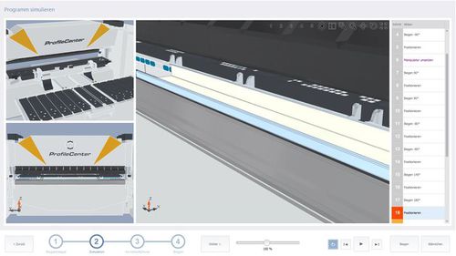 Logiciel de programmation - ProfileCenter  - RAS Reinhardt Maschinenbau GmbH - de simulation / de réseau / de machine