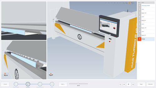 Logiciel de simulation - TURBO2plus  - RAS Reinhardt Maschinenbau GmbH - de réseau / de machine / 3D