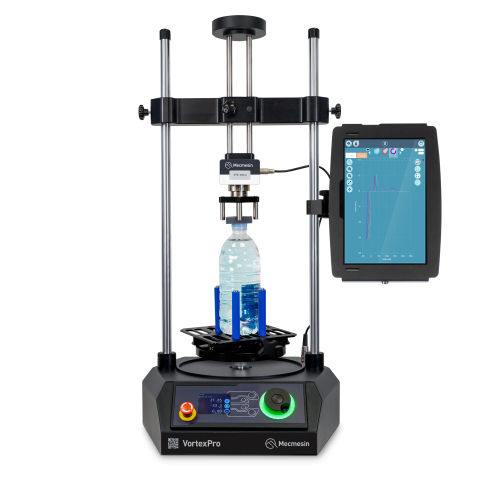 Testeur de couple sur table - VortexPro Touch - Mecmesin - pour bouchon de bouteille / automatisé