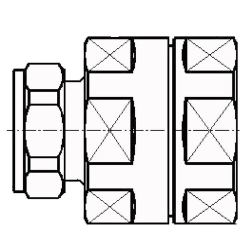 Connecteur RF - AC-11ST-DM-MM - Amphenol Antenna Solutions - DIN / coaxial / mâle