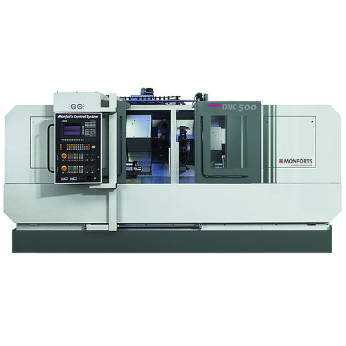 Tour CNC - DNC 500 DuoTurn - Monforts Werkzeugmaschinen GmbH & Co. KG - horizontal / à banc incliné / hydrostatique