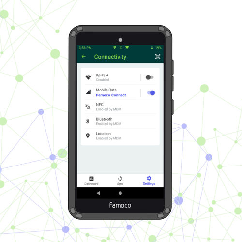 Logiciel de transfert de données - Famoco Connect - FAMOCO - de connectivité / de réseau / Androïd