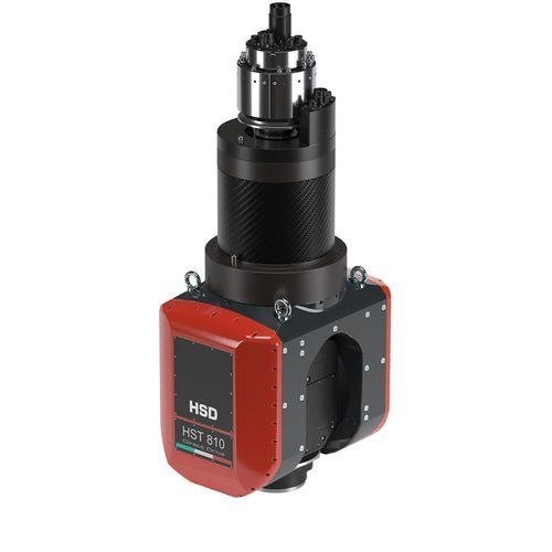Tête à renvoi d'angle pour unité d'usinage - HST810 DS - HSD - fraiseur / fraiseur / motorisée