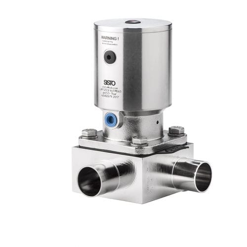 Vanne à membrane - C series - SISTO Armaturen S.A. - hydraulique / d'arrêt / en T