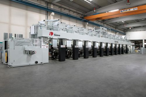 Machine d'impression par rotogravure - EDLOS series - GIAVE S.a - pour étiquettes / pour emballage / automatique