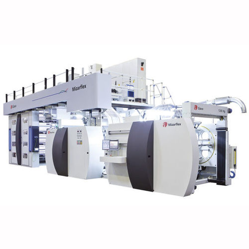 Presse flexographique stack - MIZARFLEX series - GIAVE S.a - à 8 couleurs / à 6 couleurs / à 4 couleurs