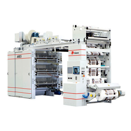 Presse flexographique stack - ARES C series - GIAVE S.a - à 8 couleurs / à 6 couleurs / à 4 couleurs