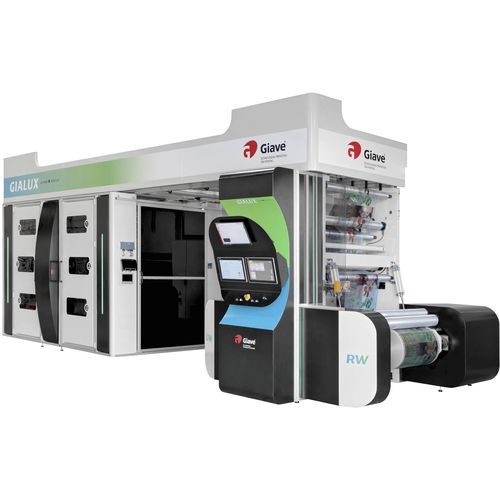 Presse flexographique en ligne - Gialux - GIAVE S.a - à 4 couleurs / à 6 couleurs / à 8 couleurs