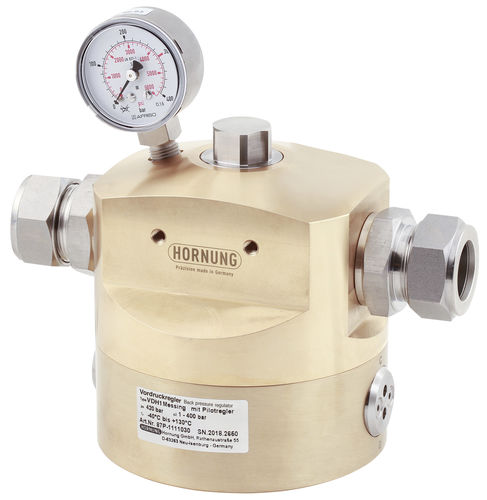 Régulateur de contre-pression pour gaz - VD1 - Hornung GmbH - à diaphragme / à dôme / mono-étagé