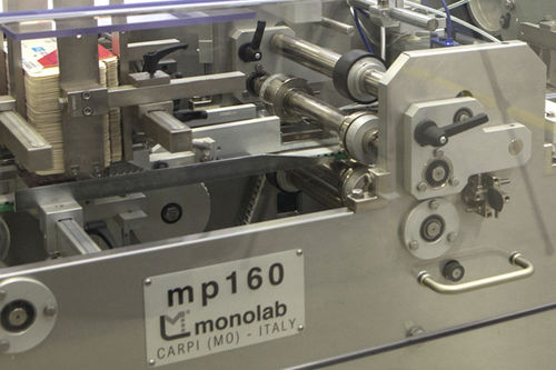 Encartonneuse pour blister - MP160 - Monolab Srl - latérale / médicale / pour l'industrie pharmaceutique